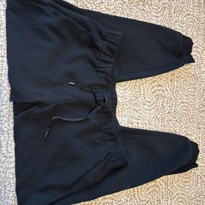 Classic Black Drawstring Joggers